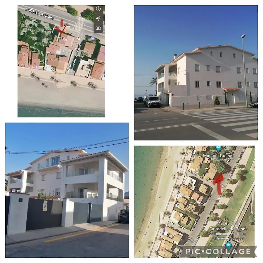 Appartement 6-8 Personnes A Roses Rdc Residence Sorra Blau
